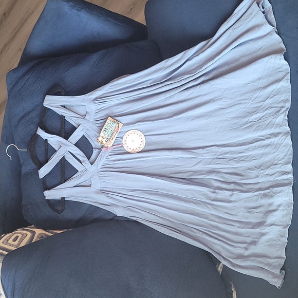 Umgee Dresses & Skirts - UMGEE Dress - Blue Size Medium